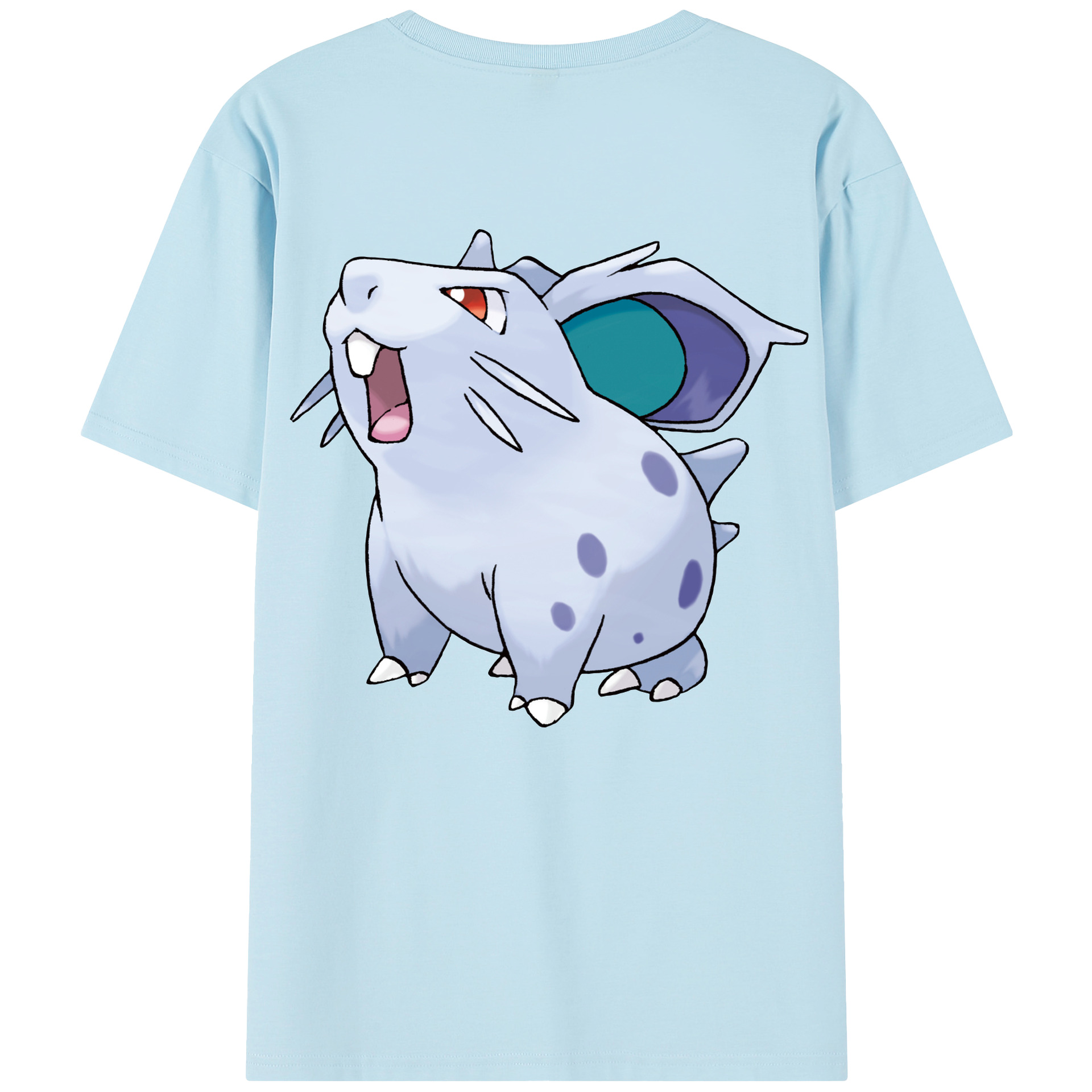 （画像用） ポケットモンスター Pokémon 綿100％半袖Tシャツ（背面プリント）